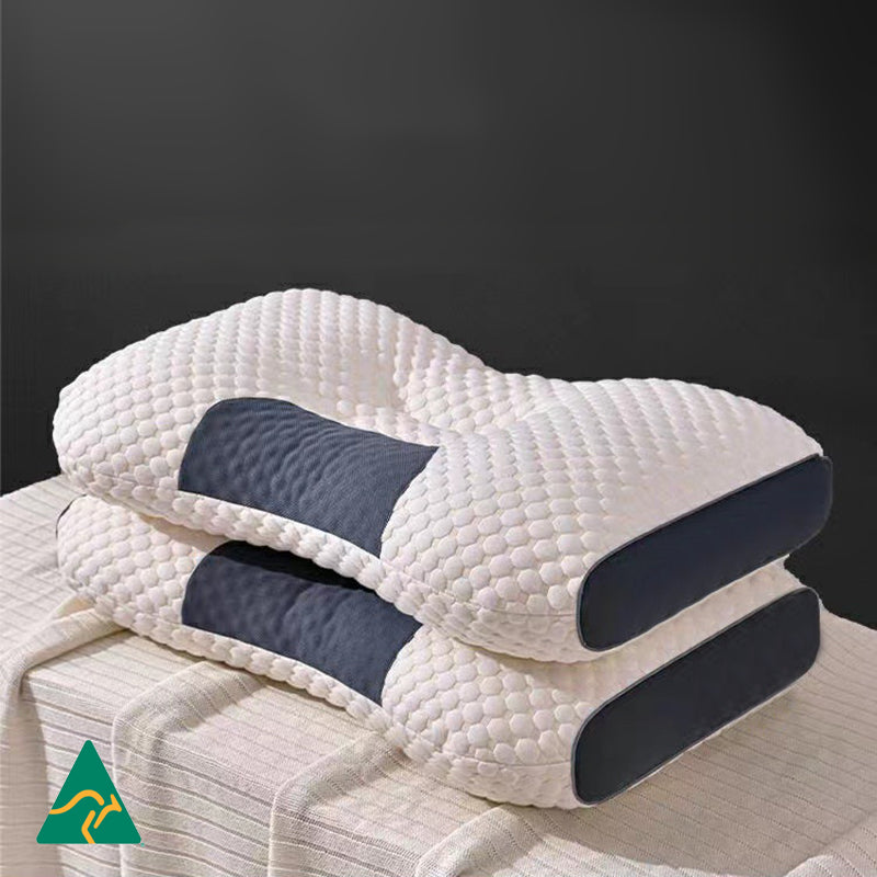 Aus Made Contour Pillow Adjustable Orthopedic Cervical Ergonomic anti Bacterial