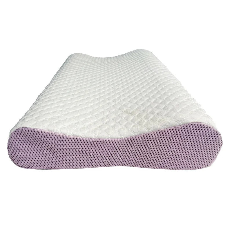 Pectin Pillow Breathable Air Layer TPE Pillow Washable with Water, Zero Pressure Cervical Neck Pillow Latex Adult Single Pillow
