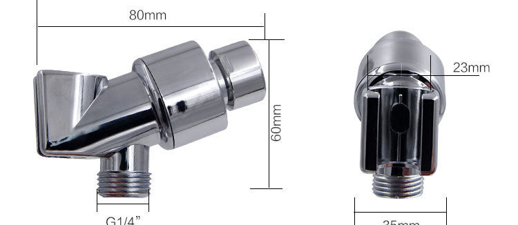 Relaxing Propeller Driven Shower Head with an in-built replaceable Cotton Filter.