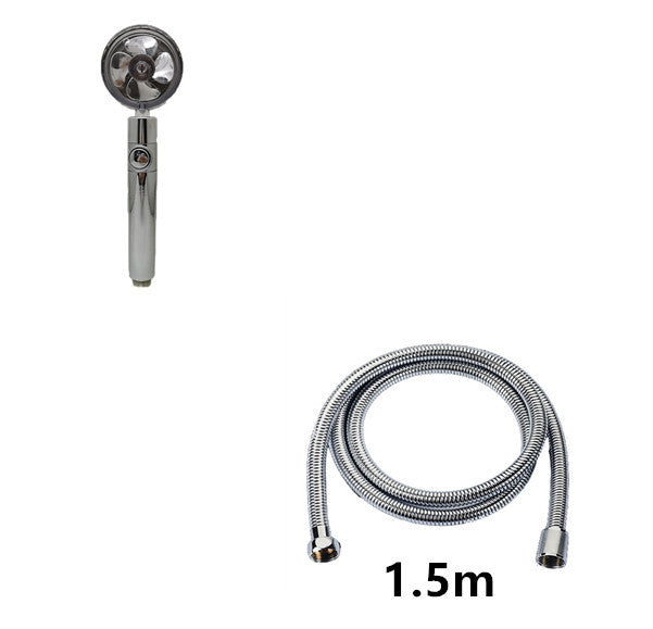 Relaxing Propeller Driven Shower Head with an in-built replaceable Cotton Filter.