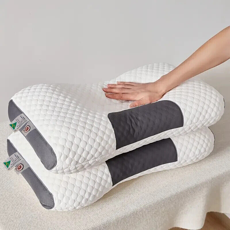 Aus Made Contour Pillow Adjustable Orthopedic Cervical Ergonomic anti Bacterial