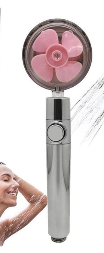 Relaxing Propeller Driven Shower Head with an in-built replaceable Cotton Filter.