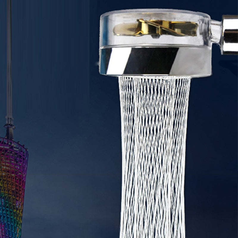 Relaxing Propeller Driven Shower Head with an in-built replaceable Cotton Filter.