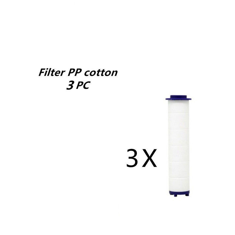 Relaxing Propeller Driven Shower Head with an in-built replaceable Cotton Filter.