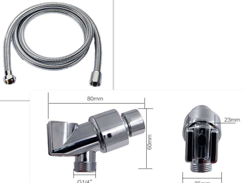 Relaxing Propeller Driven Shower Head with an in-built replaceable Cotton Filter.