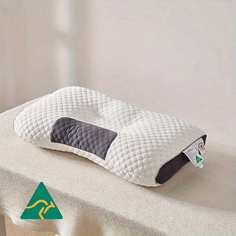 Aus Made Contour Pillow Adjustable Orthopedic Cervical Ergonomic anti Bacterial