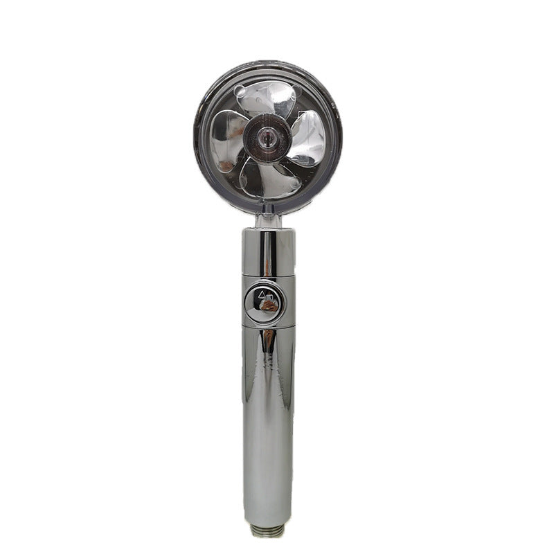 Relaxing Propeller Driven Shower Head with an in-built replaceable Cotton Filter.